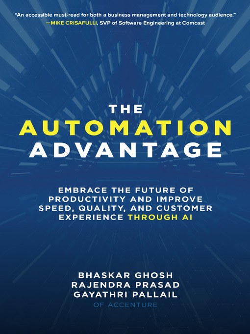 Title details for The Automation Advantage by Bhaskar Ghosh - Available